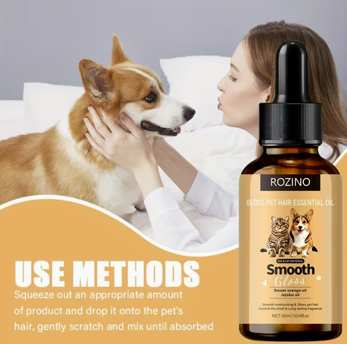 GroomVault™ Smoothing Pet Hair Care Oil – 30ml