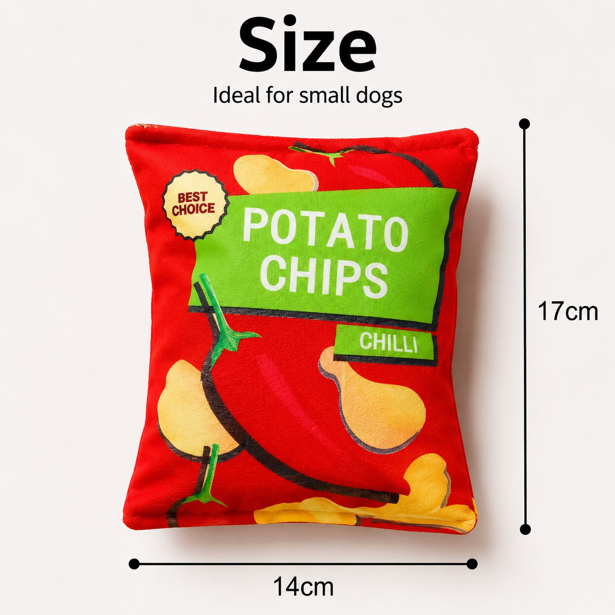 GroomVault™ Random Crinkle Snack Plush