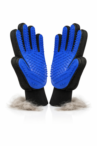 GroomVault™ Deshedding & Massage Pet Gloves (2-Pack)