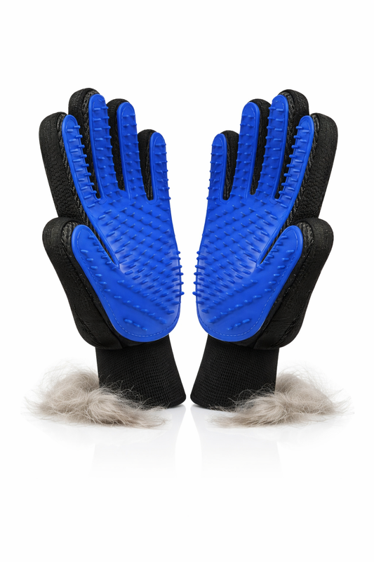 GroomVault™ Deshedding & Massage Pet Gloves (2-Pack)