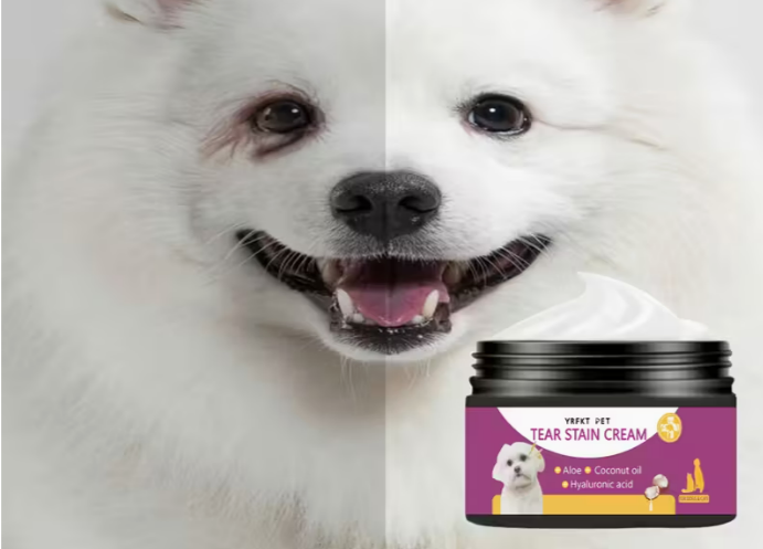 GroomVault™ Tear Stain Removal Cream – Cats & Dogs