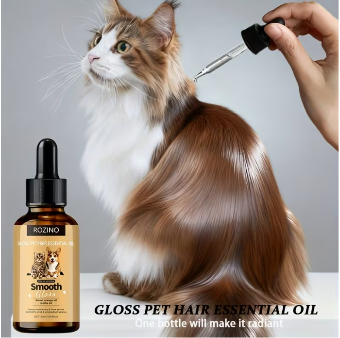GroomVault™ Smoothing Pet Hair Care Oil – 30ml