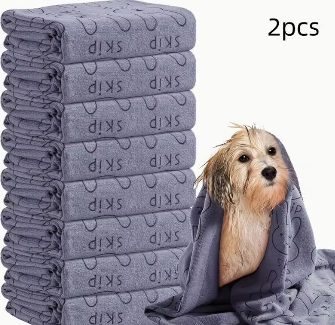 GroomVault™ Quick-Dry Microfibre Pet Towel