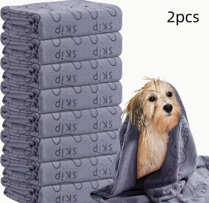 GroomVault™ Quick-Dry Microfibre Pet Towel