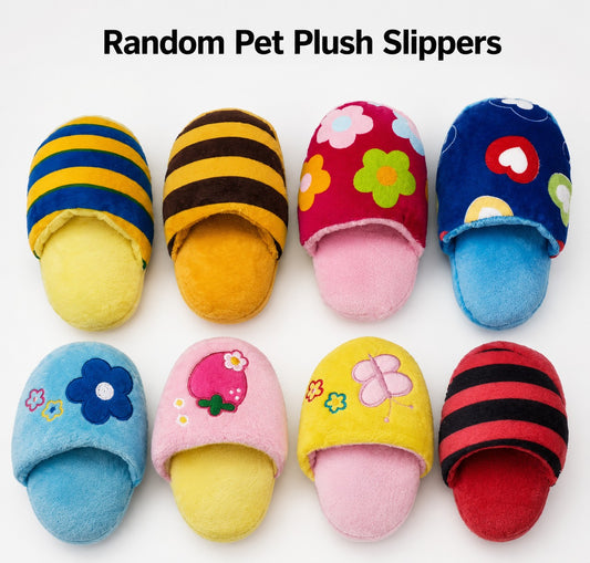GroomVault™ Random Plush Slipper Toy